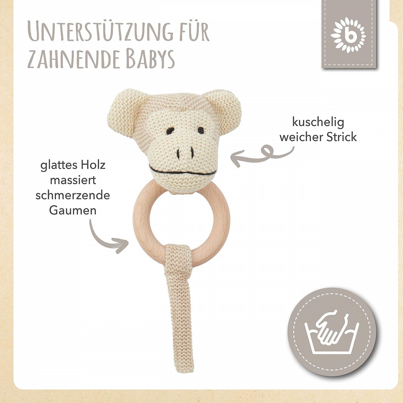 Погремушка Bieco Олень Ella Деревянная, фото №3 Погремушка Bieco Олень Ella Деревянная, фото №3