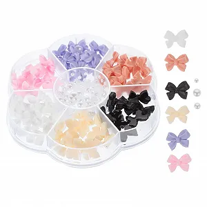 Прикраса для нігтів Бантик Смола - Фото 1