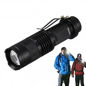 Мощный светодиодный фонарь-детектор Generisch - ручной УФ фонарь водонепроницаемый - портативный высокой яркости для идентификации мочи домашних животных и поиска скорпионов - Фото 1