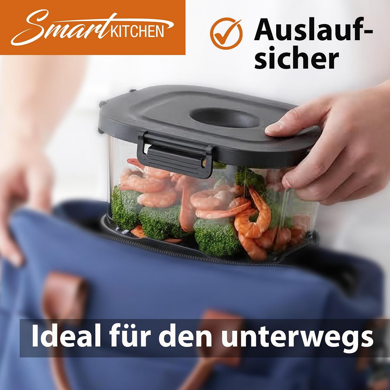Мультипіч Smart Kitchen 4-в-1 4 л + 1.5 л Скляний контейнер Компактна Чорна, фото №7 Мультипіч Smart Kitchen 4-в-1 4 л + 1.5 л Скляний контейнер Компактна Чорна, фото №7