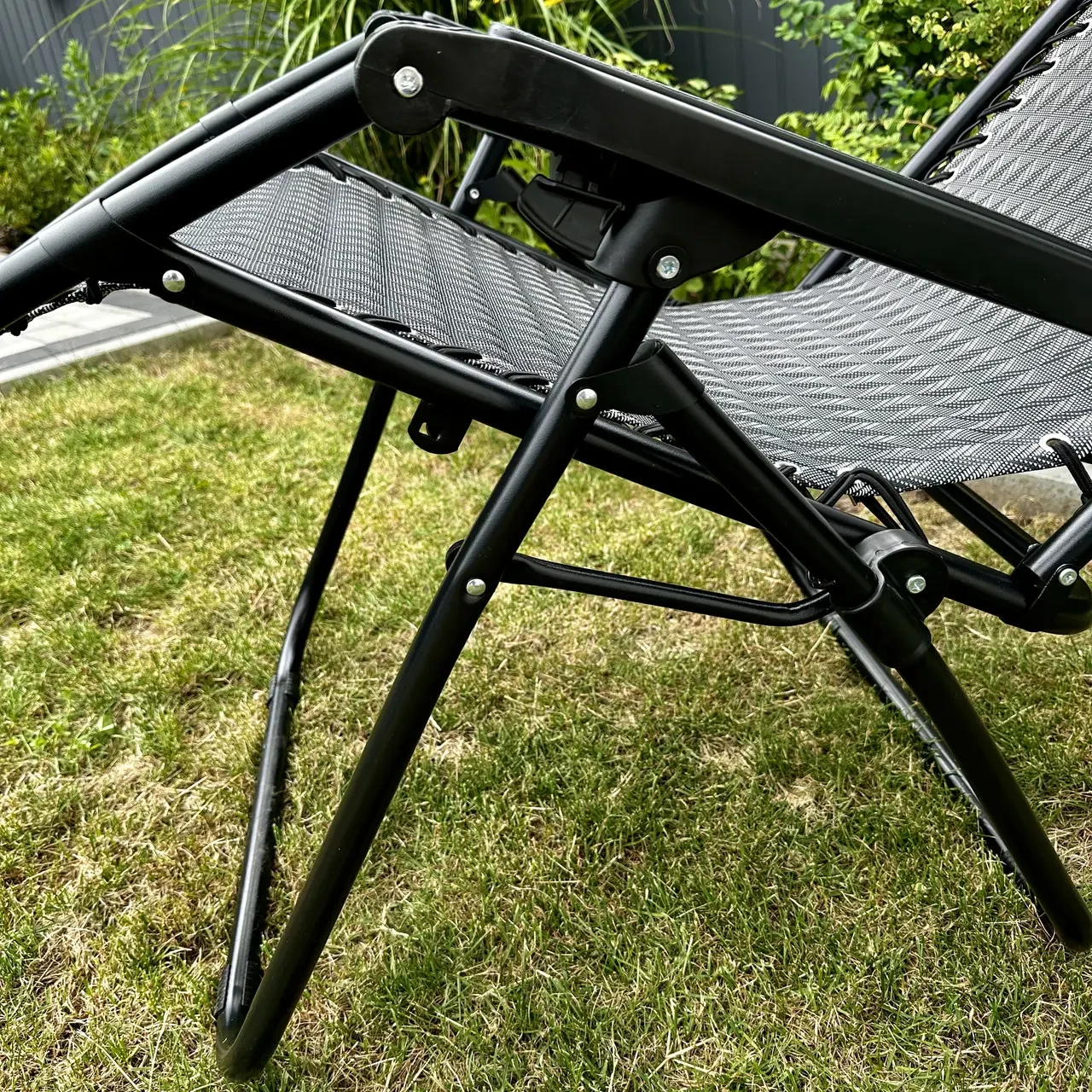 Польский шезлонг-кресло Zero Gravity нагрузка до 150кг пляжный шезлонг, фото №5 Польский шезлонг-кресло Zero Gravity нагрузка до 150кг пляжный шезлонг, фото №5