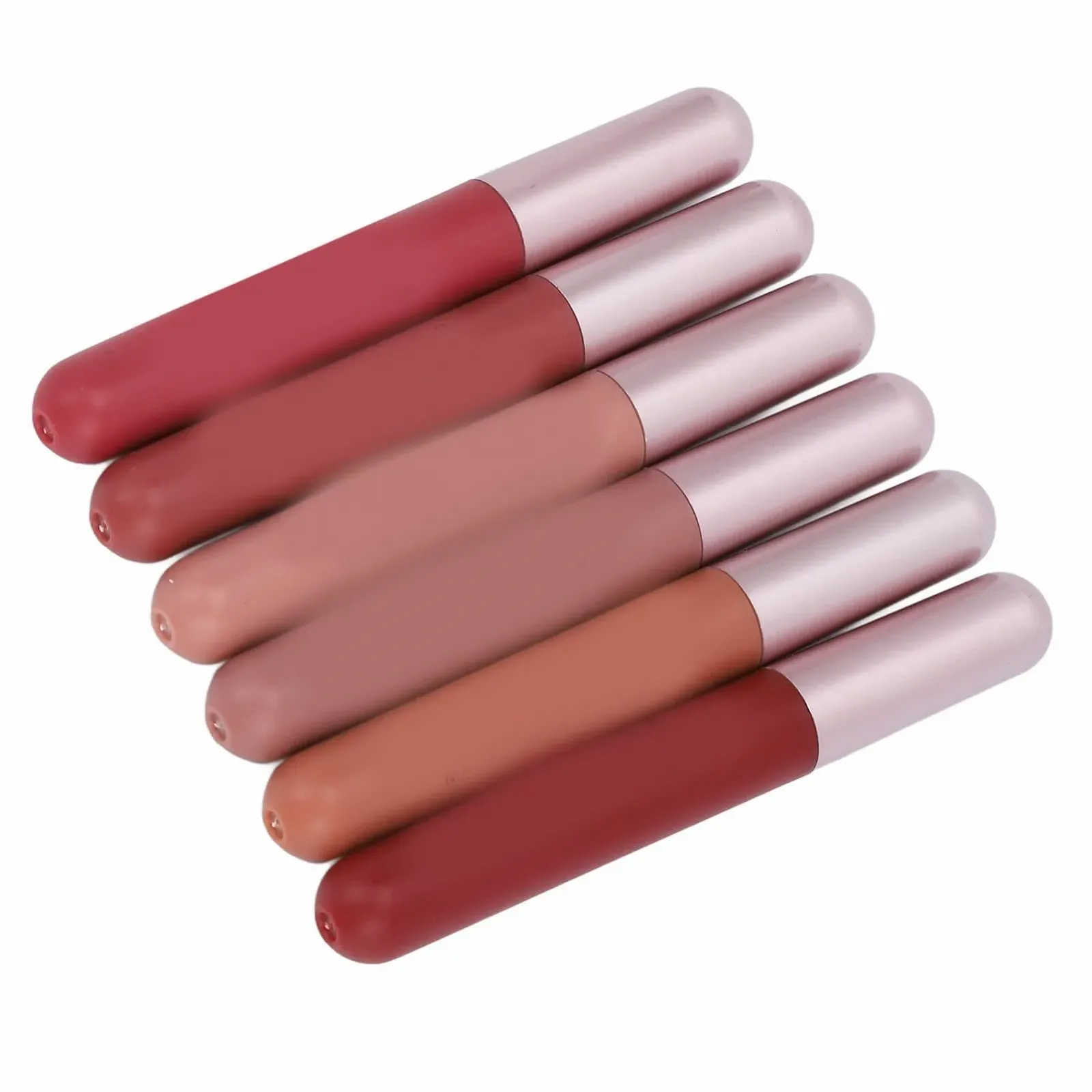 Матовий блиск для губ Набір 6 кольорів, фото №2