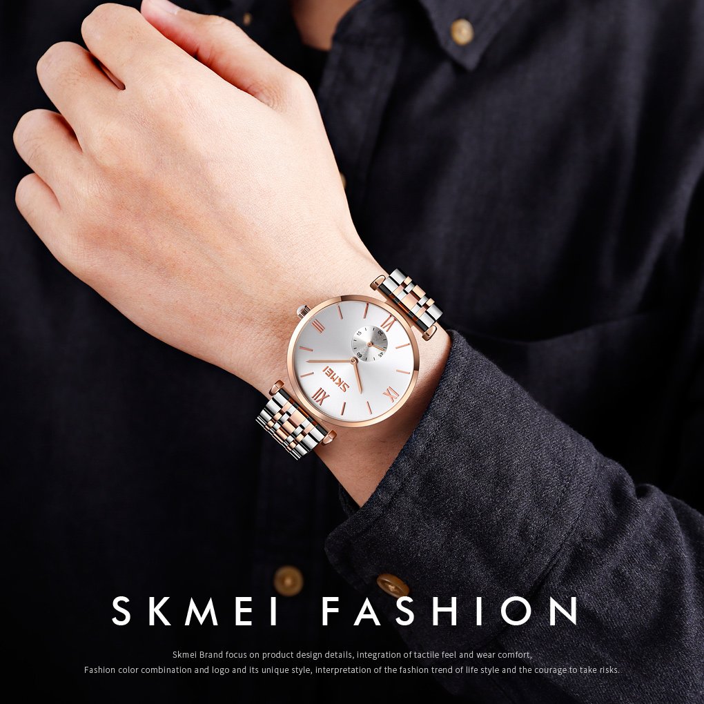 Годинник Skmei 9198TRGSI-B Rose Gold-Silver/Silver MenMen, фото №3