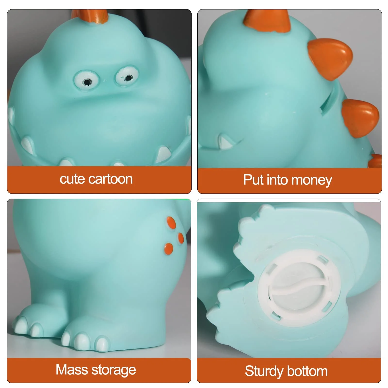 Скарбничка дитяча Dinosaur небитка, фото №4