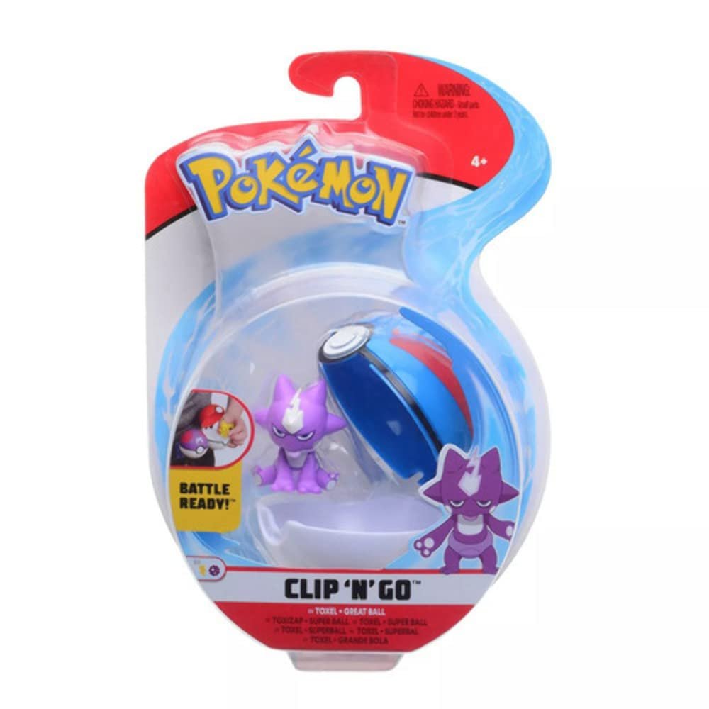 Фігурка Pokémon Toxel & Pokéball, 5 cm + Дайв Бол, фото №1