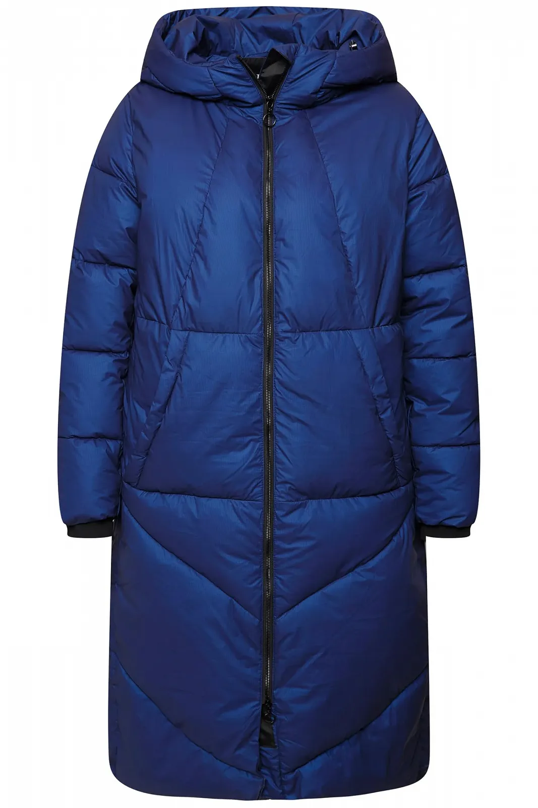 Куртка Ulla Popken A-силуету стьобана з капюшоном, вітрозахисна, фото №2