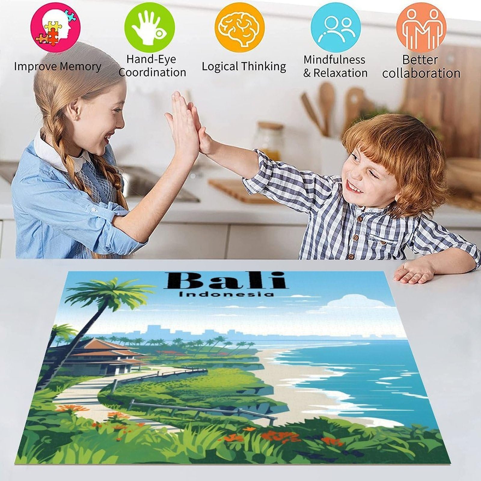 Пазл Bali Indonesia 1000 елементів 26 x 38 см, фото №3