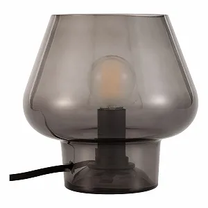 Настільна лампа Pauleen Crystal Gleam 48194 Макс. 20 Вт Димчасте скло E14 Сірий - Фото 1