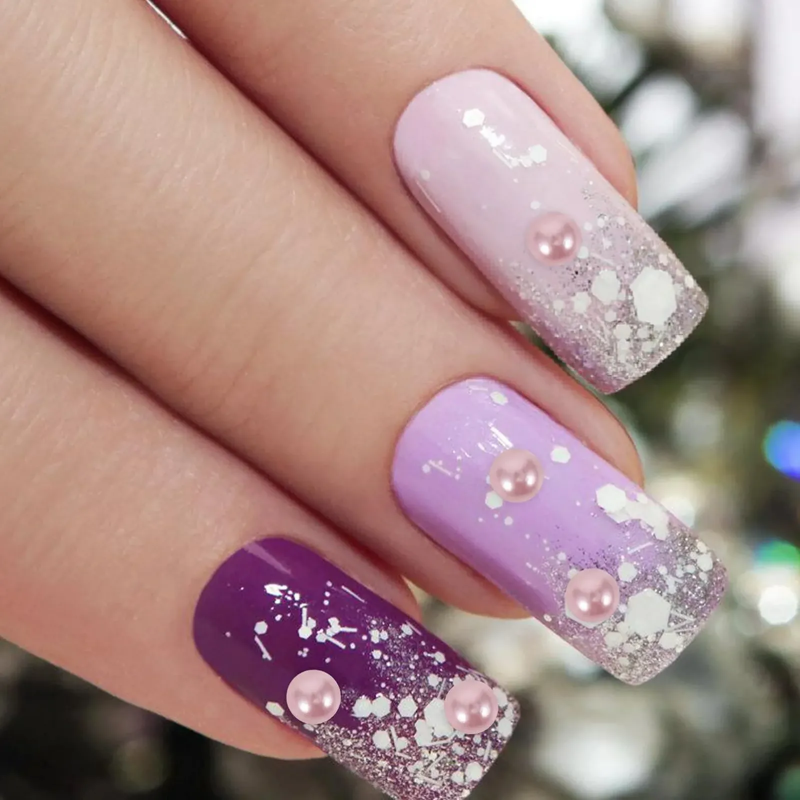 Жемчуг 200 шт. Полукруглые с плоской задней частью, искусственные, розовые, фото №2