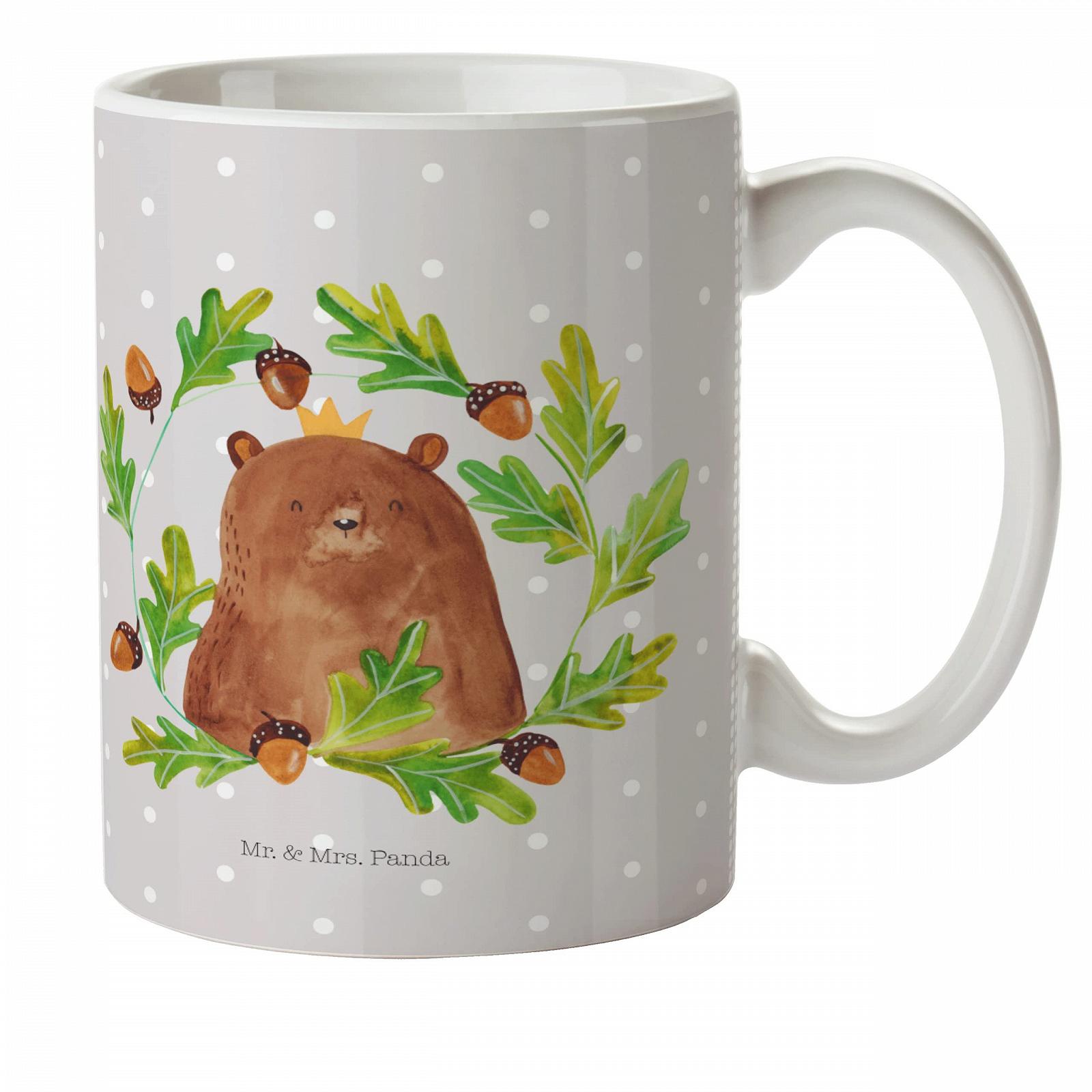 Дитяча кружка Mr. & Mrs. Panda Ведмідь Пластиковий, фото №1