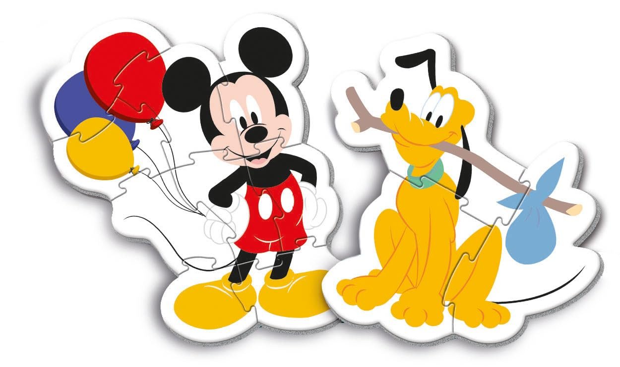 Пазл Clementoni Supercolor Mickey Mouse 20819 3+6+9+12 елементів від 2 років, фото №4