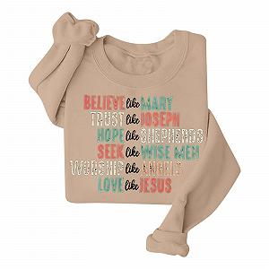 Жіночий Різдвяний Світшот Модний synthetic.ua - Фото 1