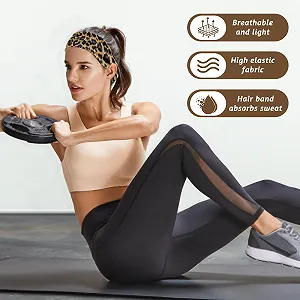Набір спортивних пов'язок на голову для жінок, 8 шт, еластичні synthetic.ua - Фото 1