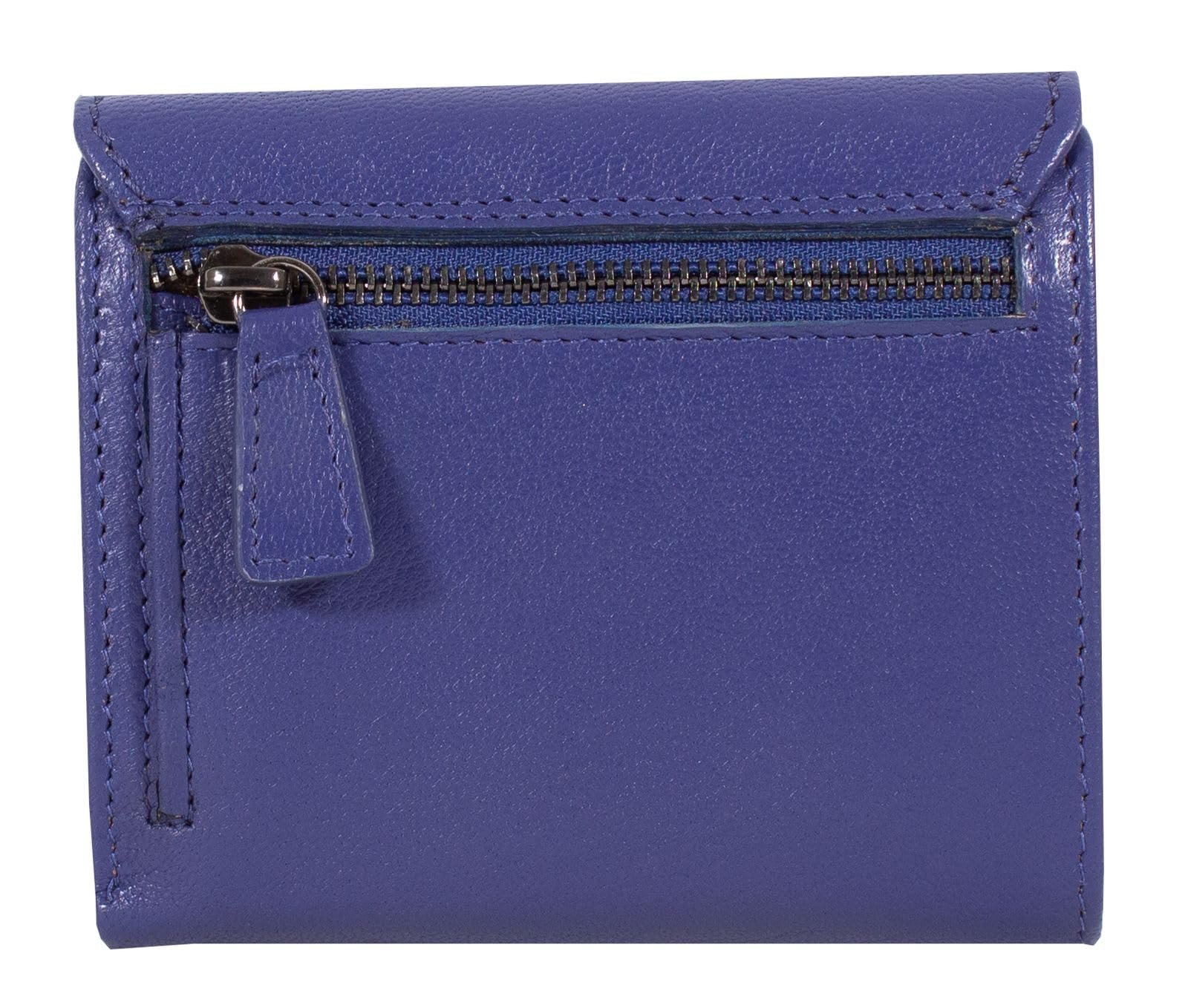 Гаманець Шкіряний BRAUN BÜFFEL Anna RFID 11 см, сапфірний, RFID гаманець, фото №4