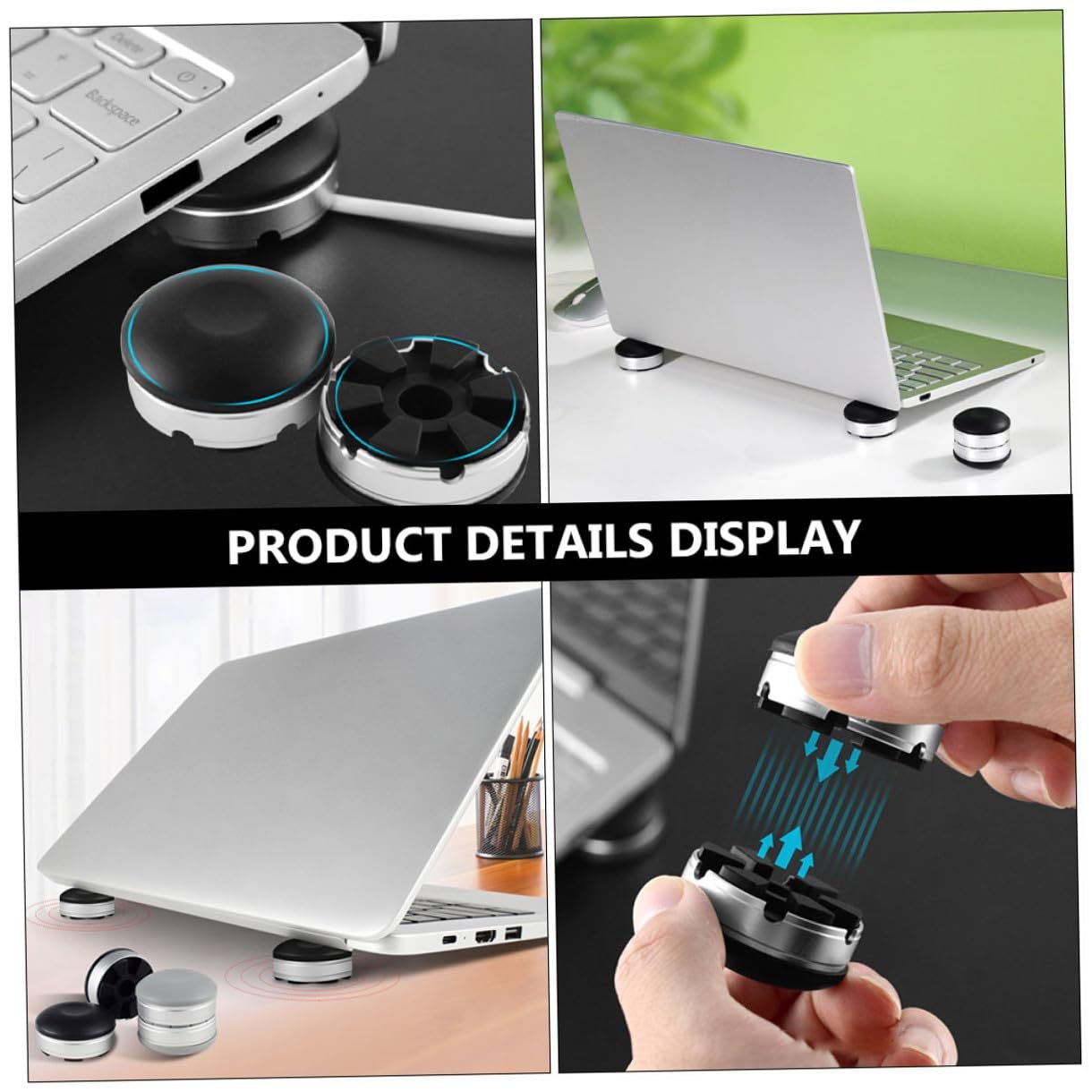 Підставка для ноутбука BESPORTBLE 2 шт., ергономічна регульована по висоті, фото №3