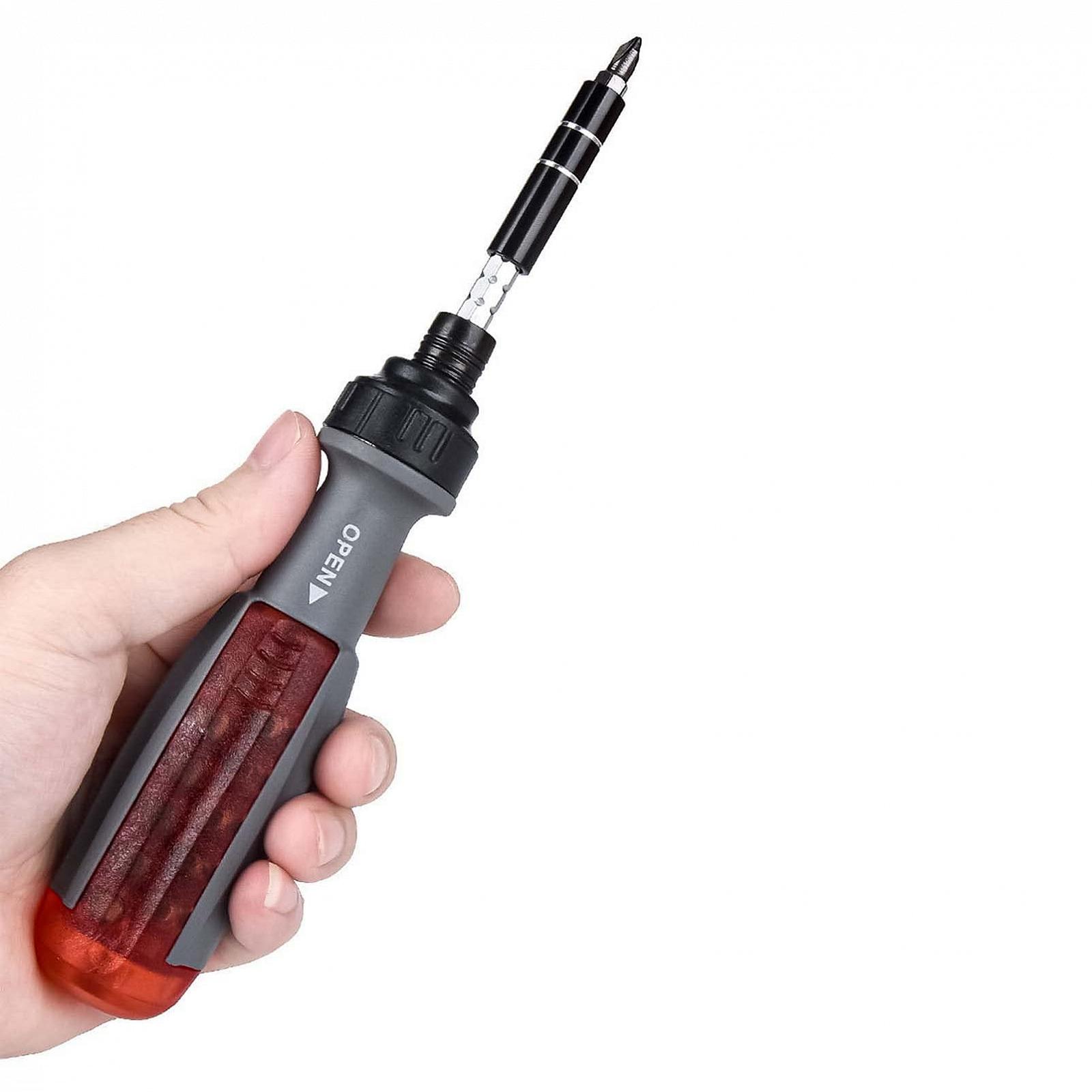 Набор отвёрток с трещоткой 10-в-1 с магнитными битами, фото №5 Набор отвёрток с трещоткой 10-в-1 с магнитными битами, фото №5