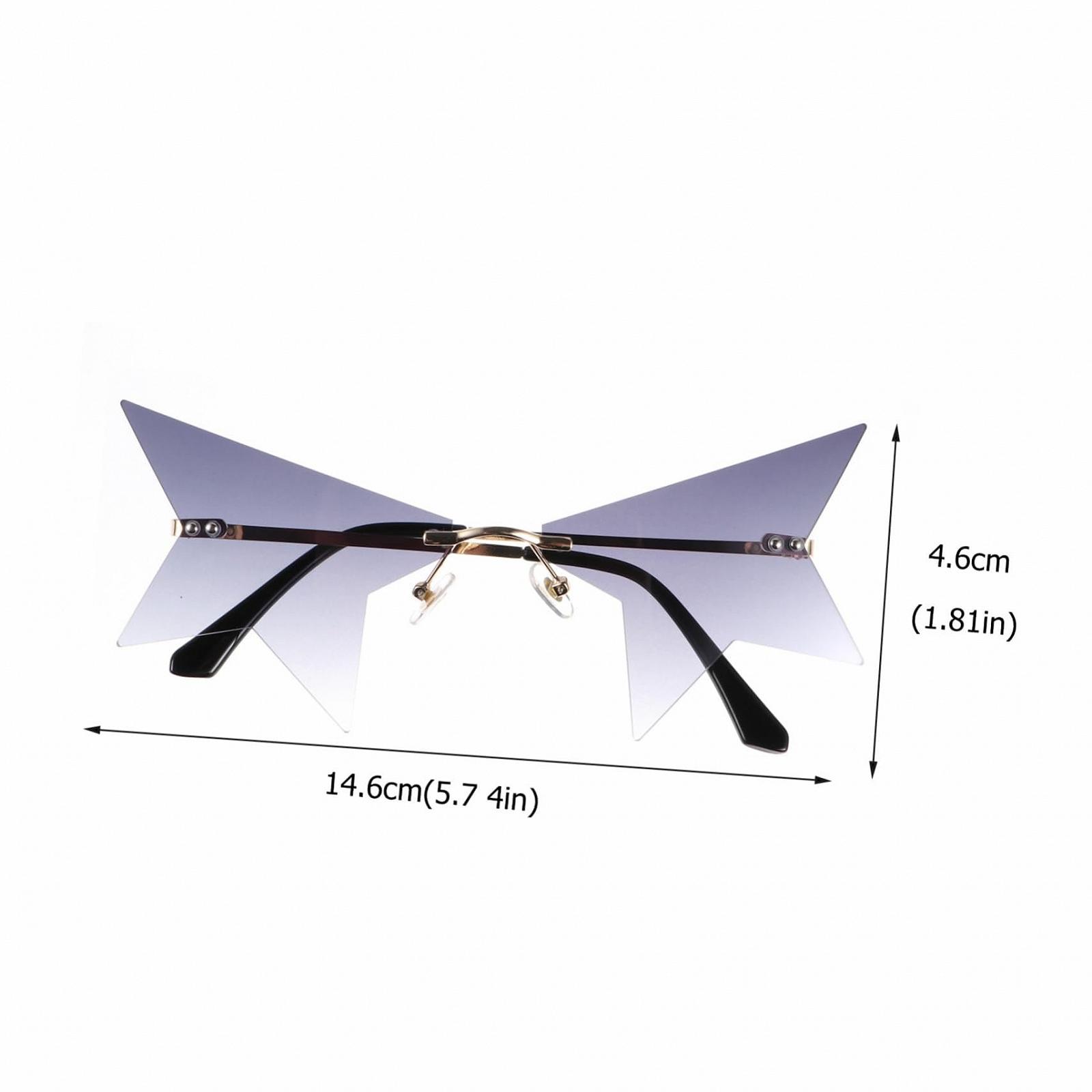 Сонцезахисні окуляри PACKOVE Зіркоподібні Без оправи Поляризовані лінзи Метал, фото №6