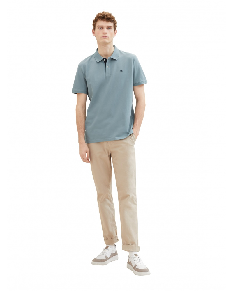 Поло Polo 1027713ХХ27475 Tom Tailor Блакитний XL, фото №4