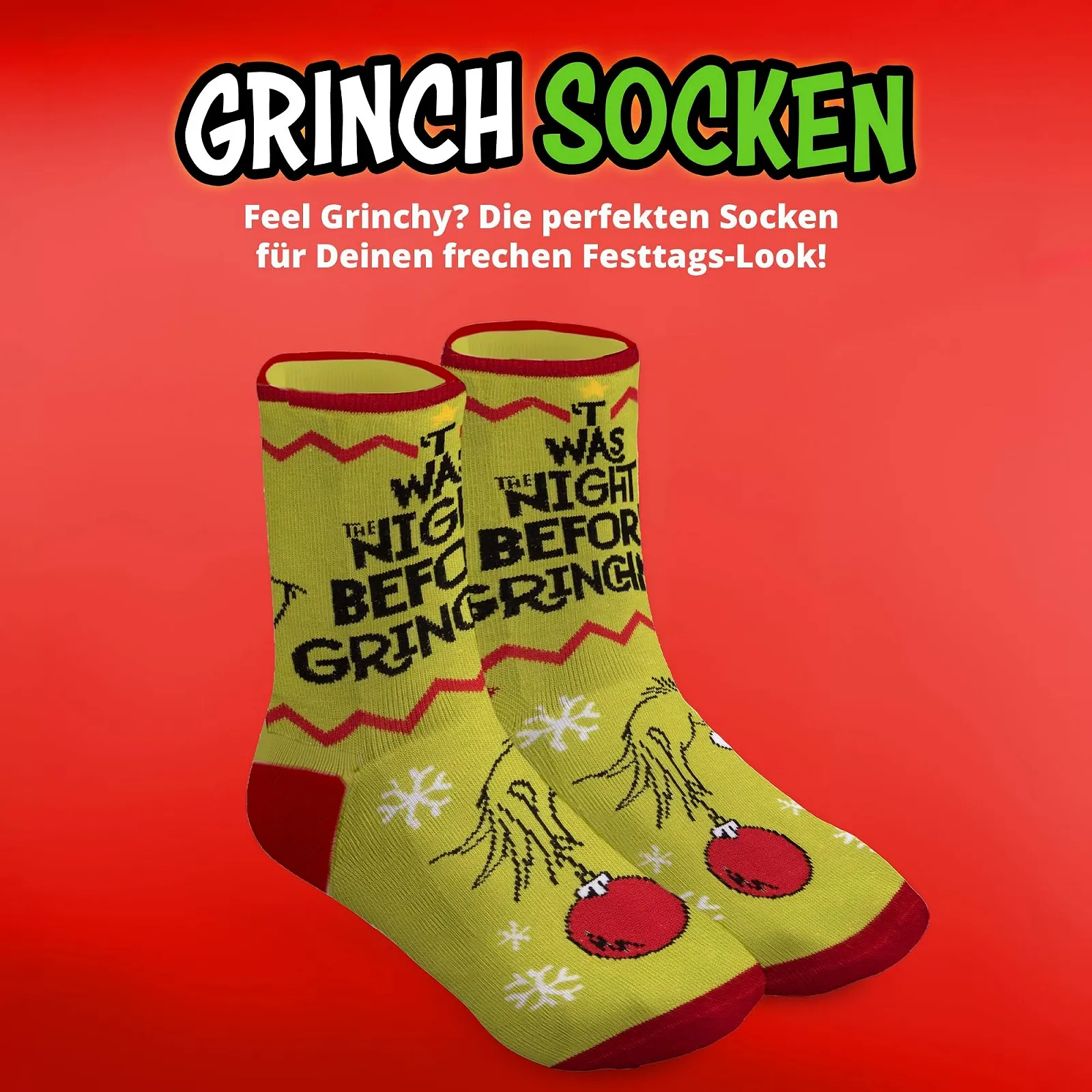 Носки United Labels Grinch Женские Зеленый, фото №2