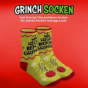 Носки United Labels Grinch Женские Зеленый synthetic.ua - Фото 1