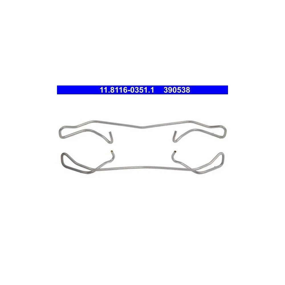 Пружина гальмівного супорта ATE 11.8116-0351.1 для CITROËN PEUGEOT RENAULT SEAT SKODA VAG, фото №1