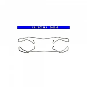Пружина тормозного суппорта ATE 11.8116-0351.1 для CITROËN PEUGEOT RENAULT SEAT SKODA VAG - Фото 1