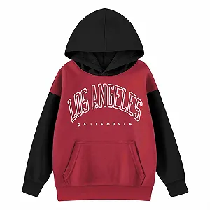 Толстовка для мальчиков 146 - Флисовый пуловер с длинными рукавами, капюшоном и цветным принтом synthetic.ua - Фото 1