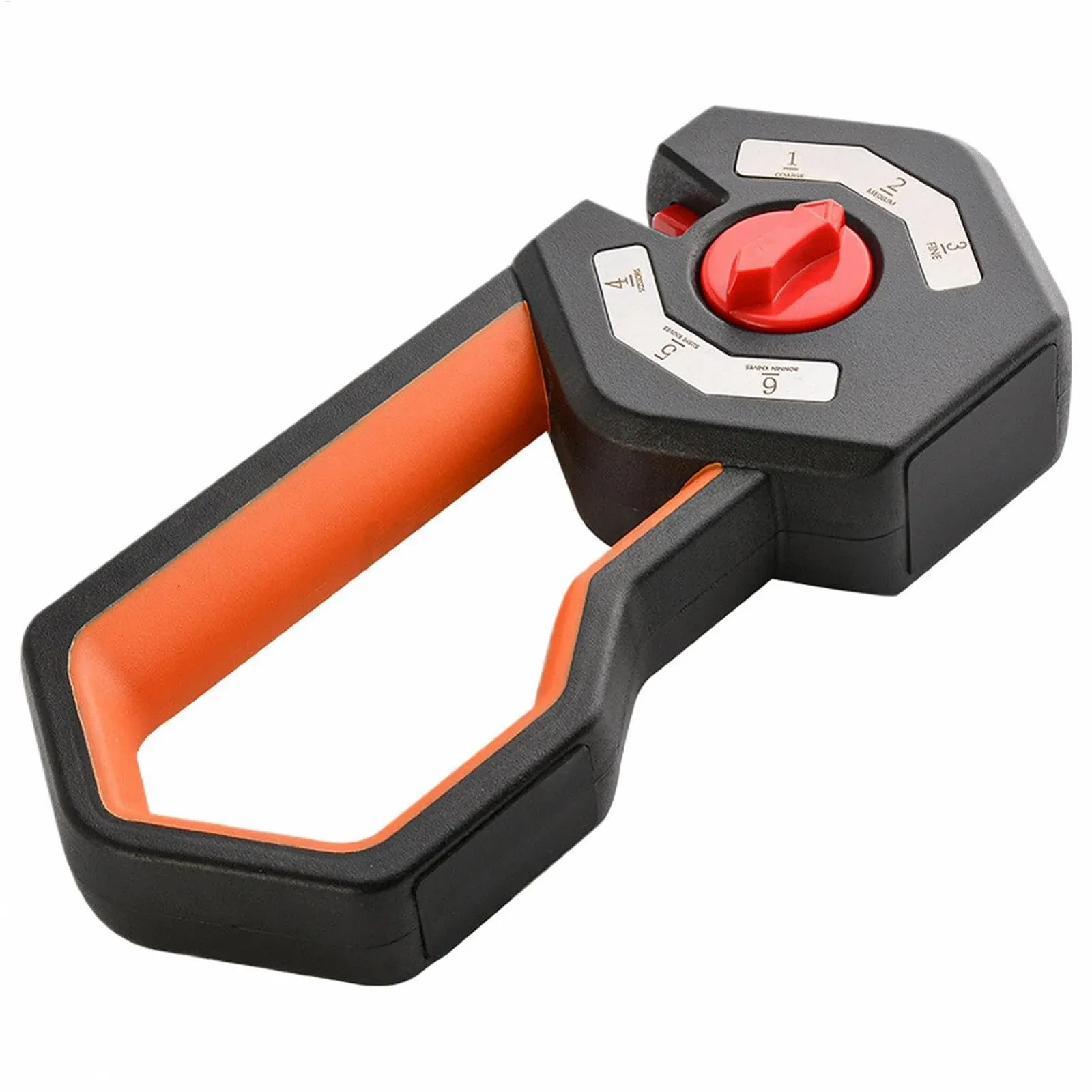 Точилка для ножей ручная 6-ступенчатая с регулируемым углом нескользящая ручка, фото №1