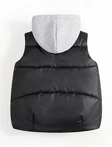 Дитячий пуховий жилет SEAUR з капюшоном, зимовий synthetic.ua - Фото 1