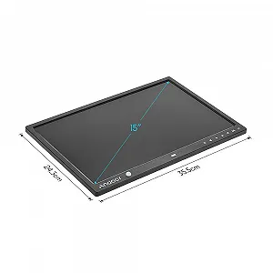 Цифровая фоторамка Andoer 15 дюймов LED 1280 x 800 HD eBook Clock Calendar Motion Sensor Remote Control synthetic.ua - Фото 1