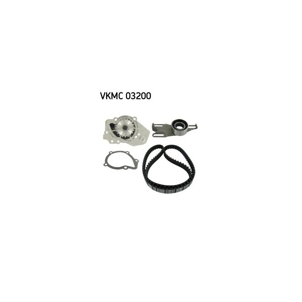 Водяний насос і комплект ременя ГРМ SKF VKMC 03200 для CITROËN PEUGEOT TALBOT, фото №1