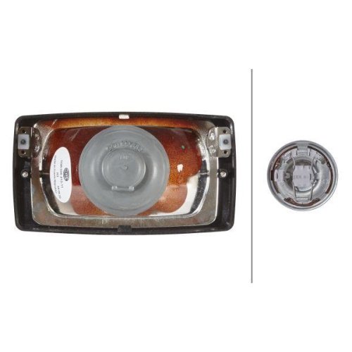Робоча фара HELLA 1GB 006 213-111 для IVECO VAN HOOL BOMAG CASE IH SAME, фото №2