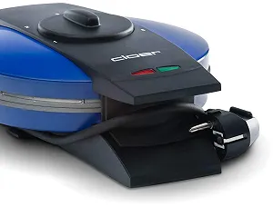 Вафельниця Cloer 2632 Crescent з гербом / 750 Вт / 14,5 см synthetic.ua - Фото 1