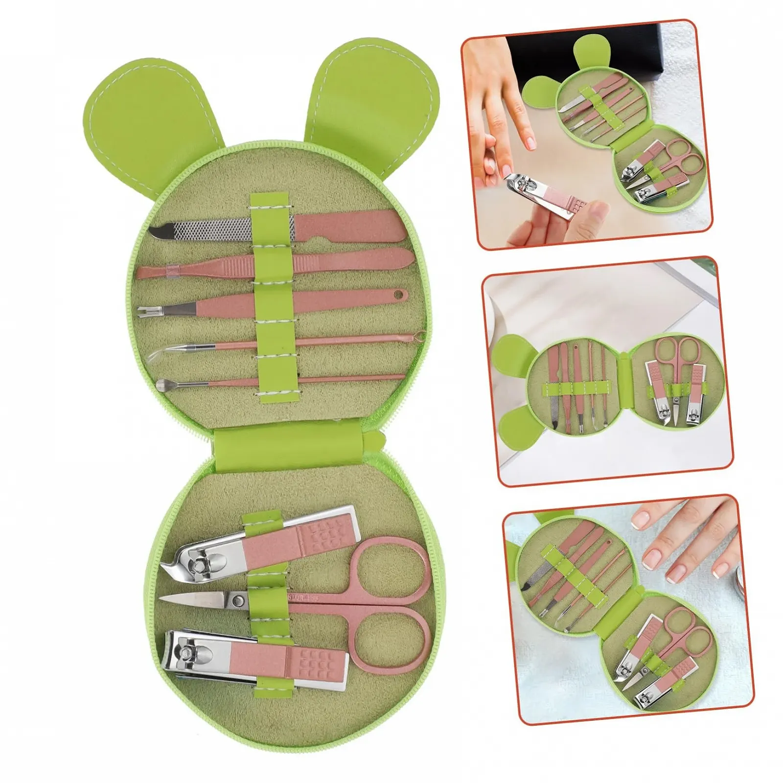 Набір для манікюру і педикюру CALLARON Легкий і портативний для щоденного використання та подорожей, фото №5