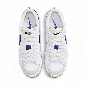 Кроссовки Nike Blazer Low '77 Jumbo белые с синим, размер 40 synthetic.ua - Фото 1