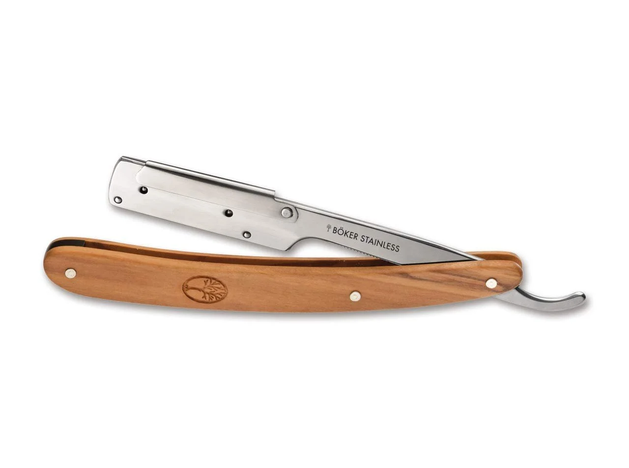 Опасная бритва Böker Manufaktur Solingen Pro Barberette Olive 300 г, фото №1 Опасная бритва Böker Manufaktur Solingen Pro Barberette Olive 300 г, фото №1