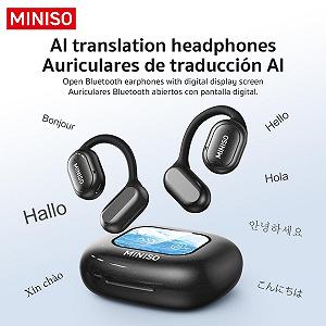 Наушники-переводчики Bluetooth MINISO X30 OWS, 135 языков synthetic.ua - Фото 1