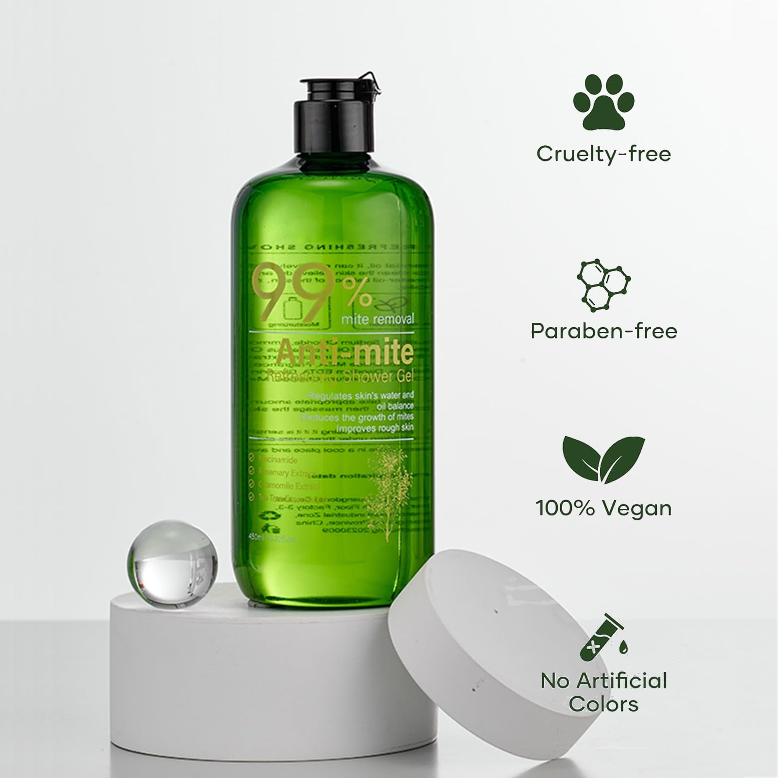 Гель для душу Refreshing Cleansing and Skin Care 480 мл, фото №6