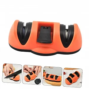 Точило для ножів Mobestech побутова з присоскою двослотова ергономічна з нековзною основою synthetic.ua - Фото 1