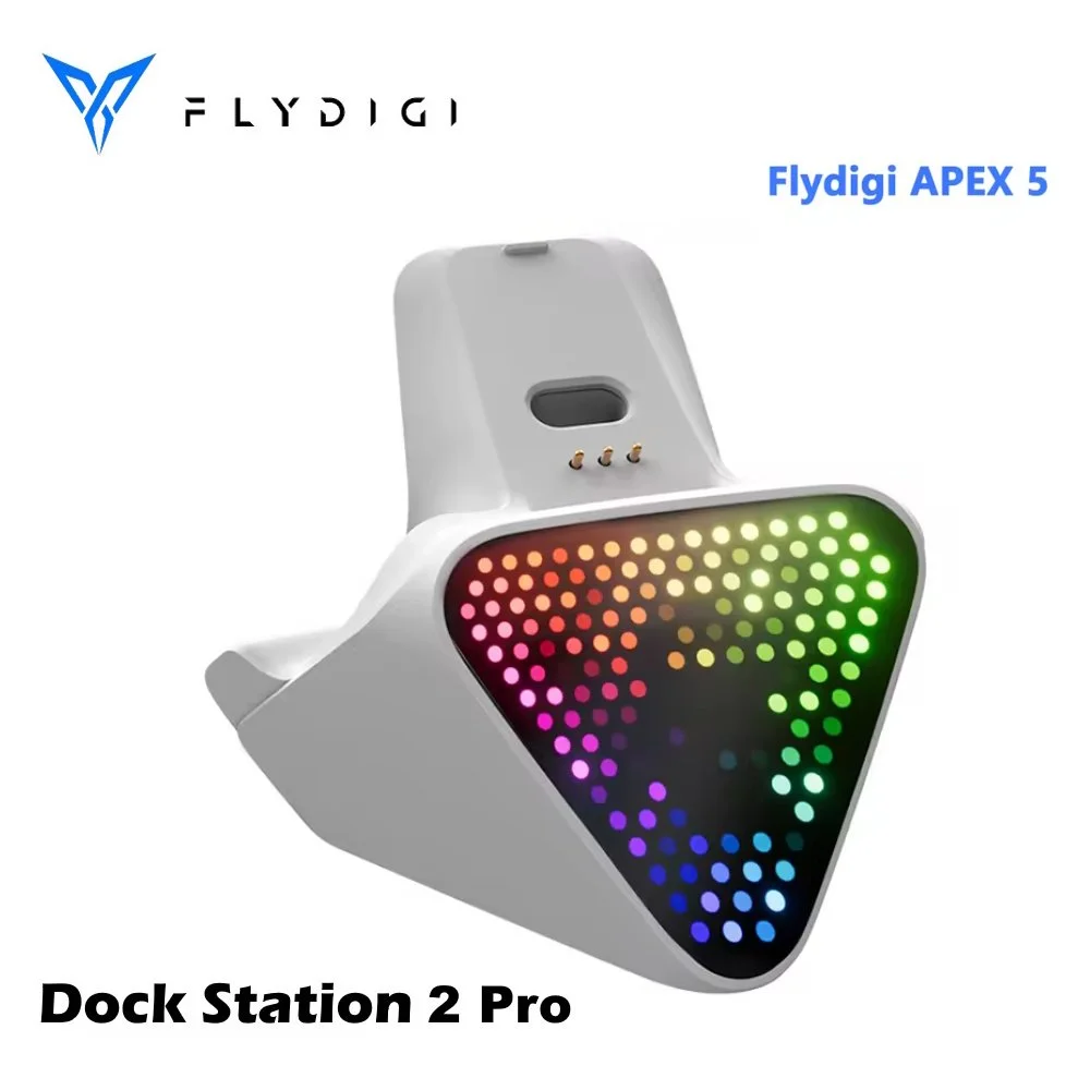 Док-станція для геймпадів Flydigi APEX5/Vader 5 Pro White, фото №1