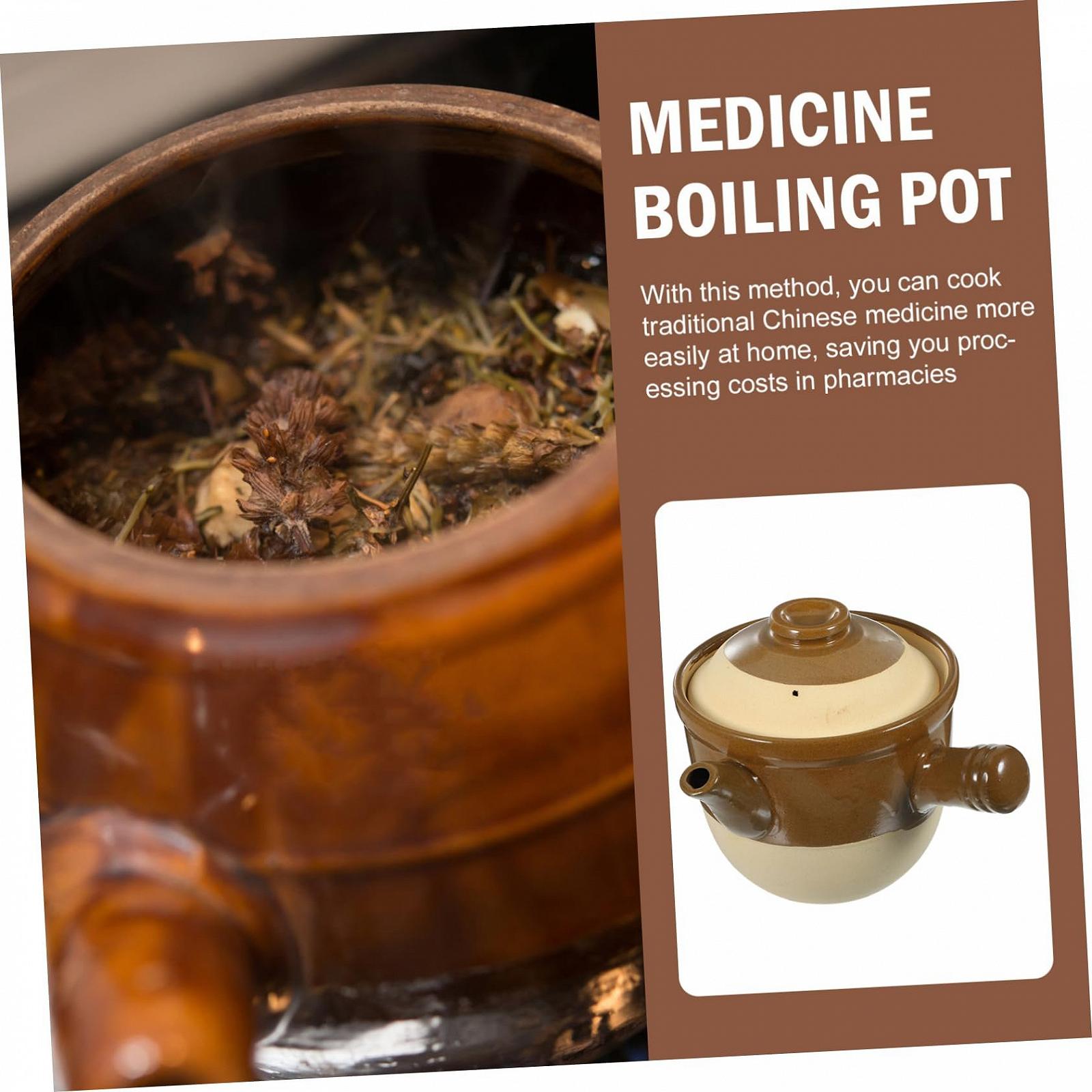 Глиняный горшок традиционный многофункциональный термостойкий с эргономичной ручкой, фото №9