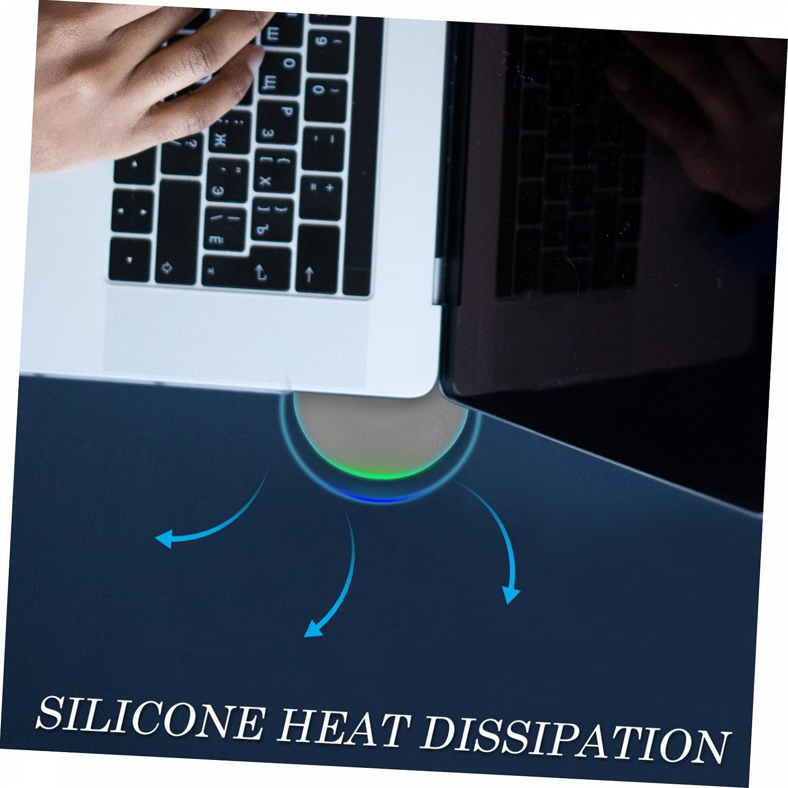 Подставка для ноутбука Aluminium Operitacx 2 ШТ. Эргономичная регулируемая по высоте для MacBook Air и Ultrabooks, фото №6