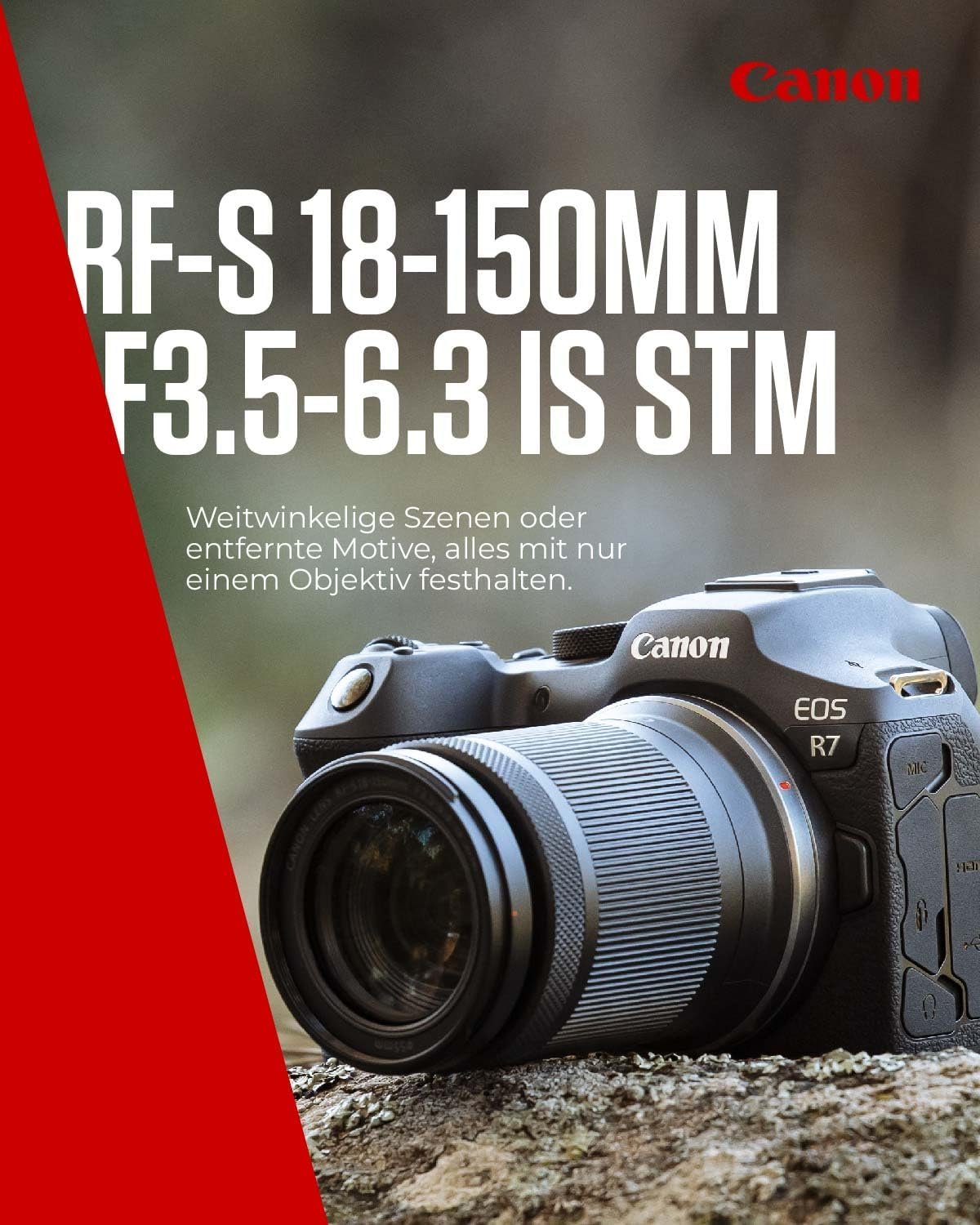 Об’єктив Canon RF-S 18-150 мм f/3.5-6.3 IS STM / Canon RF / Чорний (5666C005), фото №4