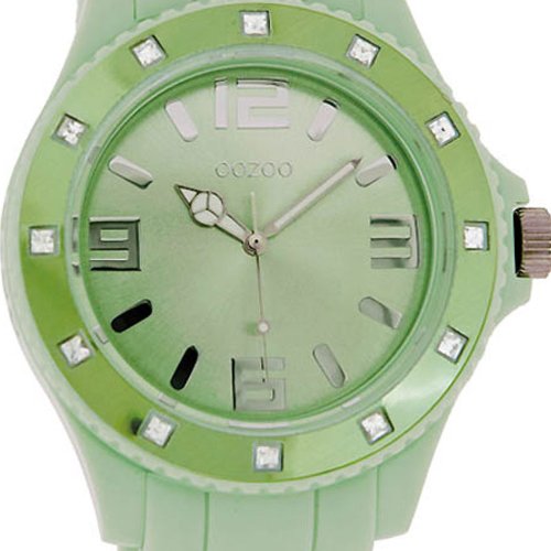 Часы Oozoo Мужские Силиконовый ремешок Арабские цифры и индексы 48 мм в различных вариантах, фото №2