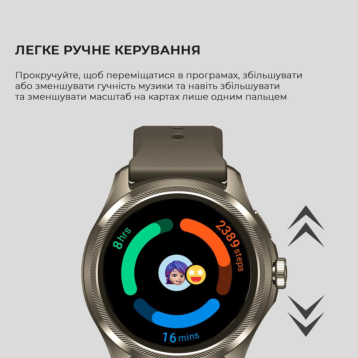 Розумний годинник MOBVOI TicWatch Pro 5 GPS Sandstone, фото №6