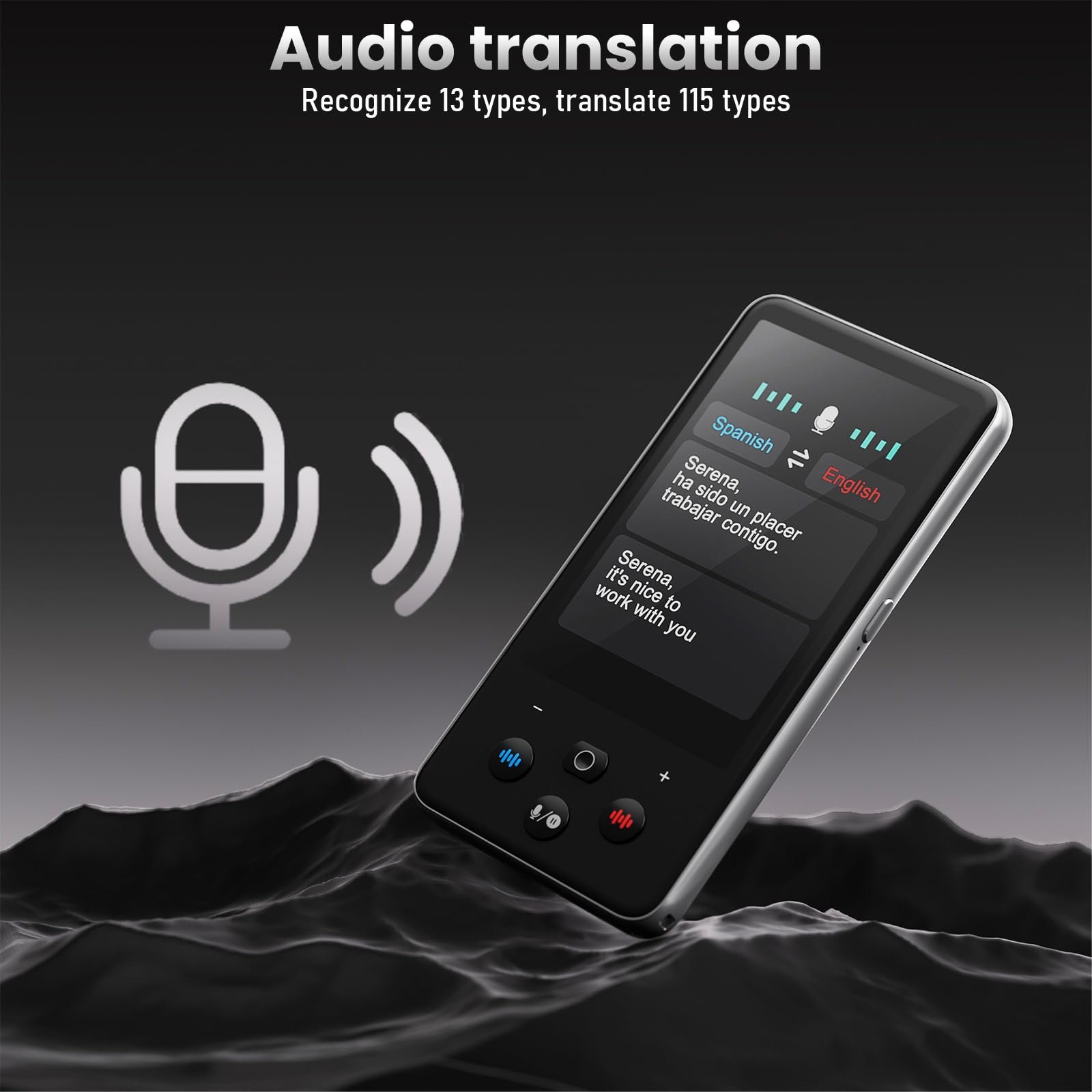 Переводчик Bisofice S85 мгновенный голосовой со 138 языками, фото №4