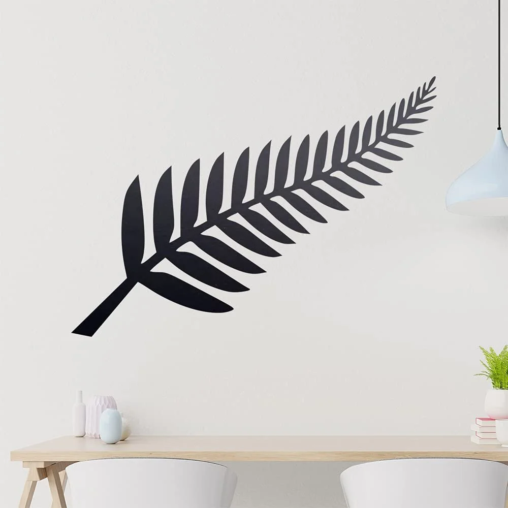 Наклейка на стену Kiwistar Silver Fern New Zealand 6 размеров, фото №1