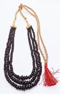 Бусины Rondella из натурального мозамбикского граната, гладкие, нить 35-40 см, камни для ожерелья, браслета synthetic.ua - Фото 1