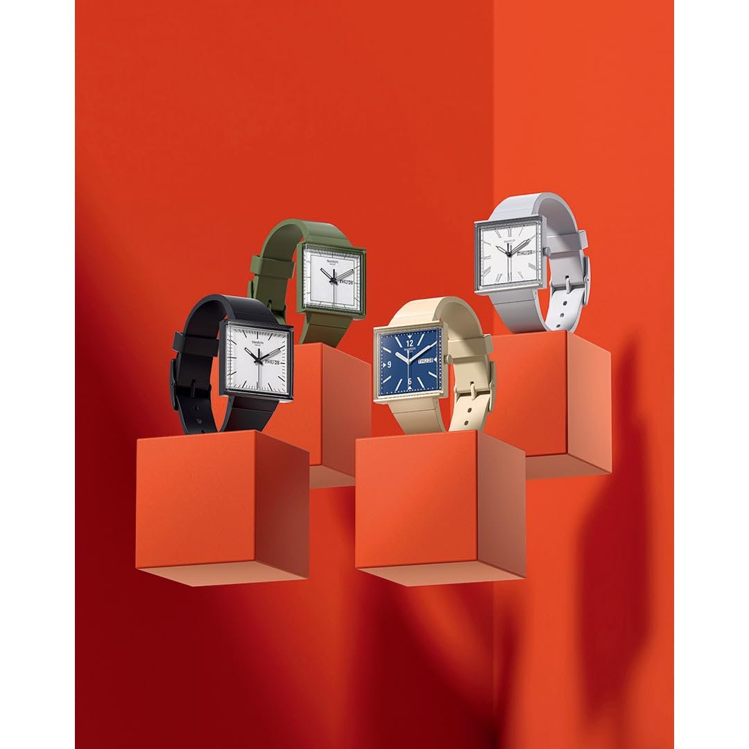 Женские Автоматические Часы Swatch S7272794 Разноцветный Ремешок, фото №10