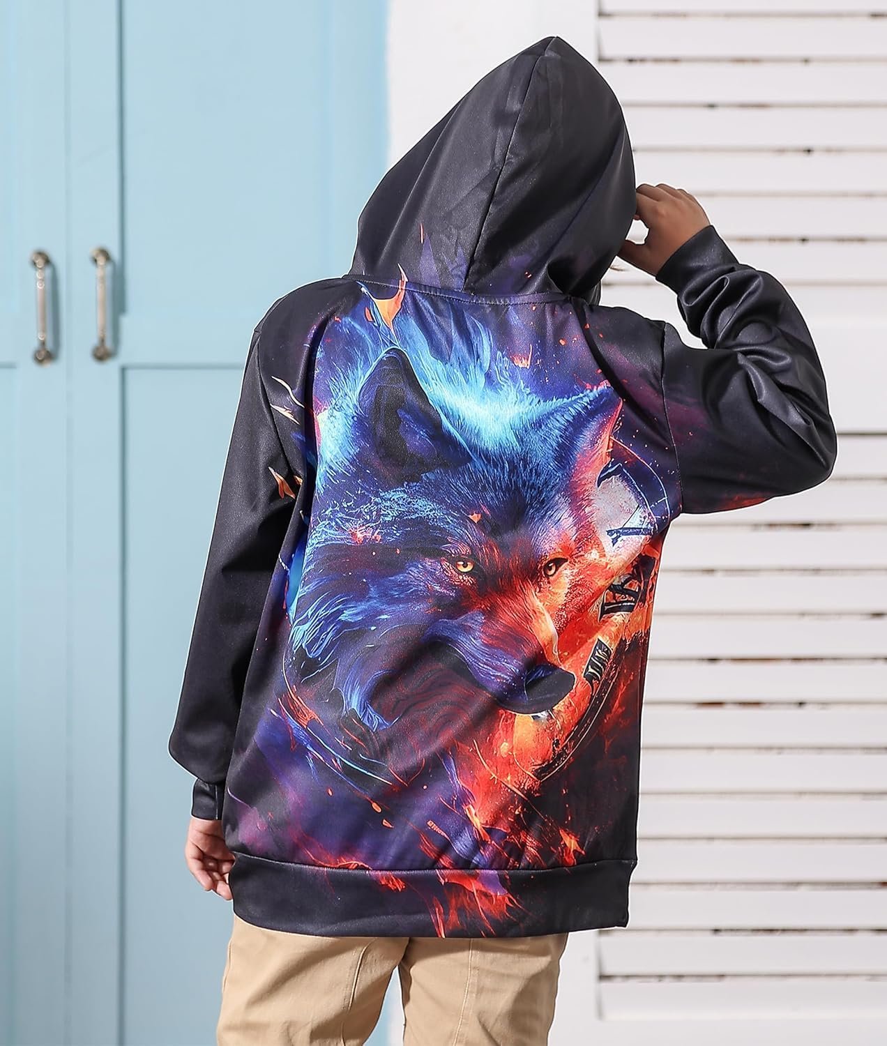 Худі Tuonroad для хлопчиків, 3D принт, дитячий, худі для дівчаток, фото №5